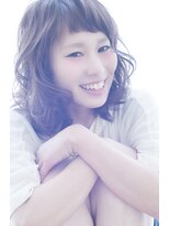 ヘアーズ 本店(HAIRZ)&nbsp;《HAIRZ》ミックスウェーブ×ベビーバング