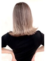 トレヘアー(tRe hair)&nbsp;ミルクティー　モーブバレイヤージュ