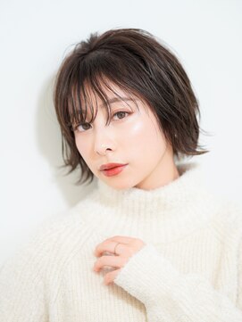 ダブルバイグリッター(W by GRITTERs) 小顔無造作カールショートボブ【WbyGRITTERs 水上】