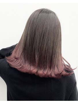 アライブ キチジョウジ(ALIVE Kichijoji) ALIVE吉祥寺】ラベンダーピンク＊オリーブカラー グラデーション