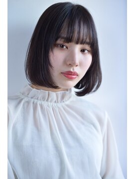 エールバイボヌール(Ere by Bonheur) ワンカール小顔黒髪ボブ