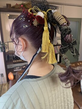 コレット ヘアー 大通(Colette hair) 卒業式ヘアセット☆ポニーテール