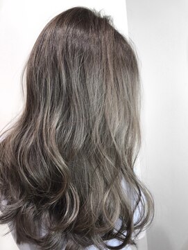 ミモザ(Mimosa) 《Mimosa》ブリーチなし×赤み消し #アッシュグレージュ