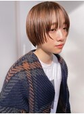 石上スタイル ショートボブ