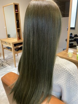 リーフヘアー(Leaf Hair) 深い色のみどり