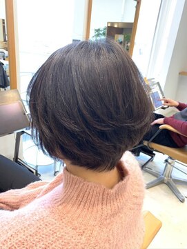 カノエ(canoe) ショート/ブラウン/髪質改善縮毛矯正/髪質改善/韓国風/