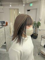 レアル 天王寺 阿倍野(REAL)&nbsp;ミルクティベージュ×インナーブラック