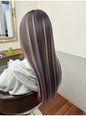 グレージュ♪エクステハイライト