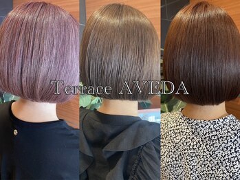 テラスアヴェダ(Terrace AVEDA)の写真/【岡山/AVEDA】カラーの王様『AVEDA』 日本女性の髪質に合わせて約3年かけて開発されたオーガニックカラー*