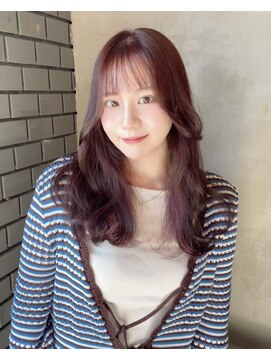 イキプラスディードットログ 大和八木駅前店(ikii+D.Log) ラベンダーピンク　ブリーチなし　韓国　奈良　橿原　大和八木