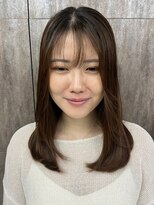 ミック ヘアアンドメイク アップ 駒込店(miq Hair&Make up) 艶髪ストレート
