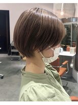 ヘアエジェリプリム (hair&spa egerie prime) 丸みショート/骨格美引き立てショートヘア/20代/30代/40代/50代
