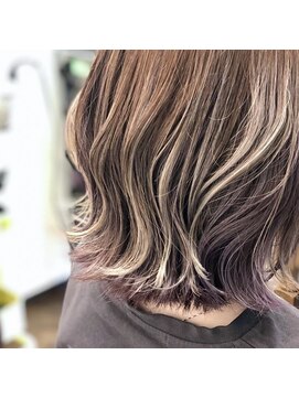 アトリエレモン(atelier LEMON) ハイライト×ラベンダーインナーカラー