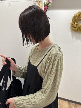 ウニレ バイ センス(unire by sense) 【ショートボブ】ボブカット×グレージュカラー【飾磨/姫路】