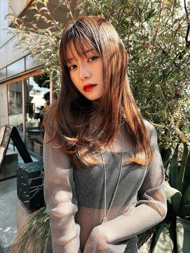 シエナ 渋谷(Siena) Siena 渋谷　ロング×チョコベージュ