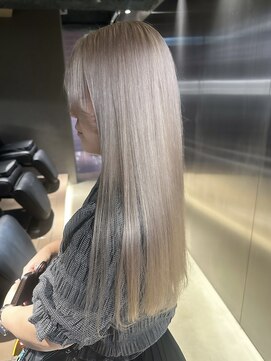 ペレ 栄店(PELE) 前髪/アンブレラカラー/こなれミディ/イメチェン/ウェーブパーマ