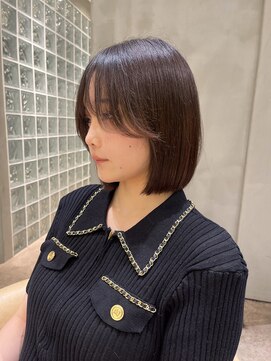 ロンドローズ 名古屋(Lond damaskRose) 顔周り ボブ 韓国 レイヤー ダブルカラー 名駅 リタッチ 427