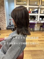 ウニレ バイ センス(unire by sense)&nbsp;【飾磨/姫路】ナチュラルなハイライトで透明感カラー/レイヤー