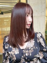 ラグーン 原宿 表参道(LAGOON)&nbsp;美髪艶髪メルティカラーピンクブラウンレイヤーセミディ