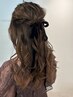 艶カラー+お呼ばれヘアセット アップスタイル/アレンジ/巻き髪