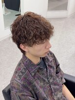 ブライト(BRIGHT)&nbsp;マッシュウルフ波巻きスパイラルパーマ