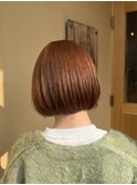 可愛さ◎綺麗に収まるナチュラルボブヘア