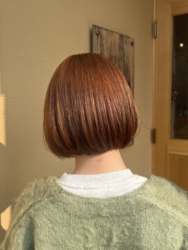 ミュー(miyuu) 可愛さ◎綺麗に収まるナチュラルボブヘア