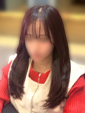 ヤヤ 浅草(yaya.) 韓国2wayレイヤーカットスタイル 暖色カラー