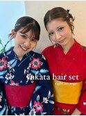浴衣着付け×hair set