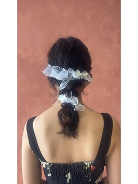 ヘアセット専門サロン by OKINAWA WATABE WEDDING 北谷店 編みおろし