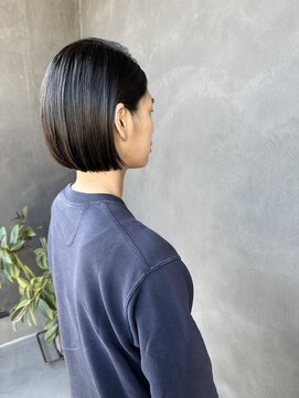 ピケ(pique) みんな大好きアッシュカラー/切りっぱなし/ボブ/20代/30代/40代