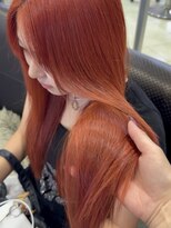 ノーバル バイ シエスタ 池袋(NoVal by siesta)&nbsp;ブリーチなしダブルカラー/ブリーチ/オレンジカラー/池袋