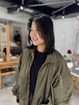 フォン(fon) ラフなレイヤースタイル