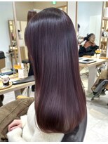 ヘアーメイクブランニュー セントラル 西大寺店(hair make Brand new central)&nbsp;髪質改善暖色カラー艶髪ラベンダーカラー韓国ヘア20代30代西大寺