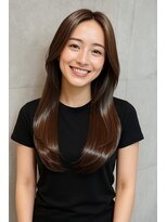 シンシア 布施店(sincere) 【美髪エステストレート】指通りなめらか、ツヤ×まとまり最上級