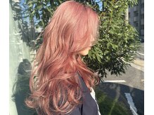 《ホワイトピンクカラー》ブリーチカラーお任せください