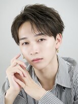 エイド 本店(aid)&nbsp;毛流れセンターパートアップバングデコ出し清潔感ショート