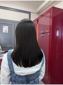 艶ストレート×ナチュラルミディ