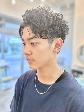 ロミー 本厚木(ROMMY.) メンズヘアレイヤーマッシュ短髪ツーブロックアクティブショート