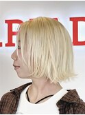 お客様スタイル【ブロンダーボブ】