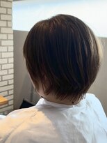 ハピネスフィール 宇治店(Happiness FEEL)&nbsp;丸みショートビフォーアフターノースタイリング/ダブルカラー