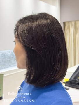 サロンイクエヤマザキ 麻布十番(SALON IKUE YAMAZAKI) 傷まない白髪染　ノンジアミンカラー　ショートカット