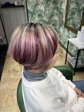 マドゥーズ ヘアショップ(Madoo's hair shop) 大人のデザインカラー#白髪ぼかし