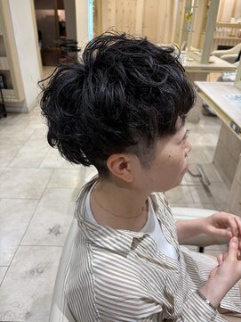 アッシュ 千歳烏山店(Ash) 30代40代大人女子刈り上げショート刈り上げパーマメンズライク