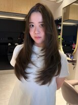 ソラス 緑地公園店(SOLAS) ロングレイヤー×オリーブグレージュ