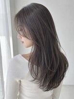 シンク オモテサンドウ(sync omotesando)&nbsp;アッシュグレージュ/グレージュカラー/前髪なし/髪質改善