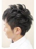 ナチュラルツーブロスタイル