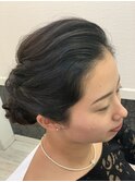 お呼ばれヘアセット♪