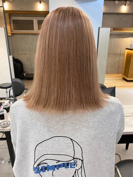 ヌイ 横浜(nui) ベージュ_くびれミディラベンダーカラーくすみカラー