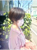 ひし形ショートボブ/大人ショート